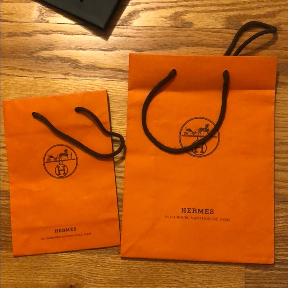 Medium Size Hermes Shopping Bag